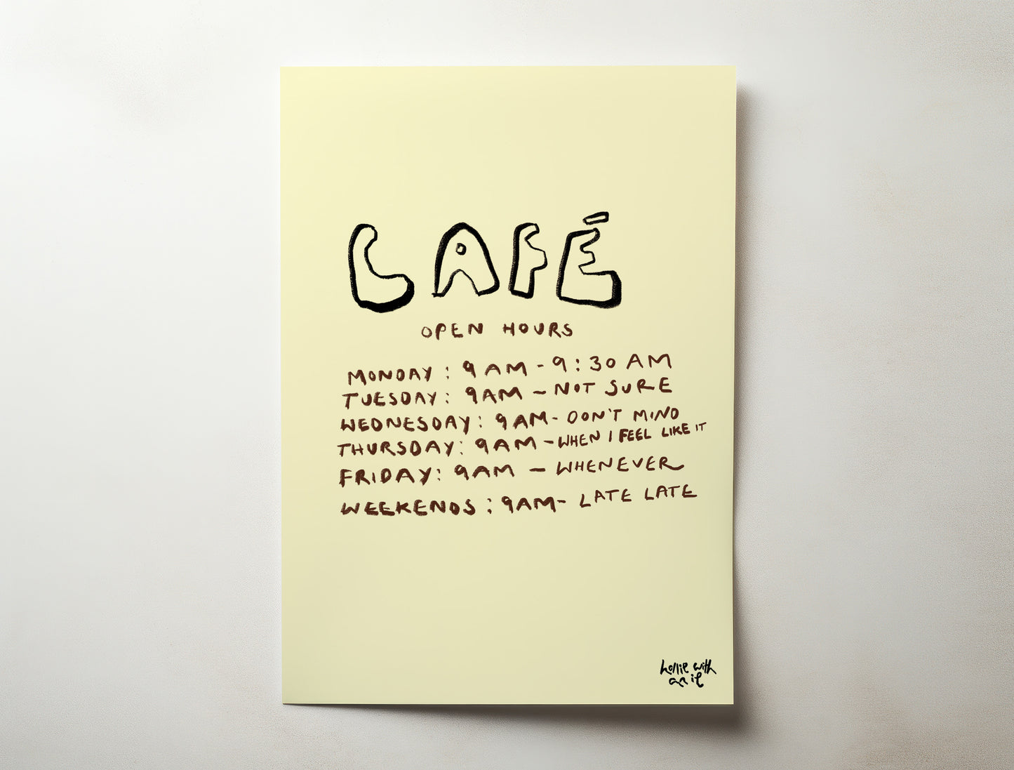 'café hours'