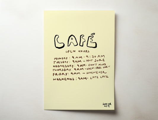 'café hours'