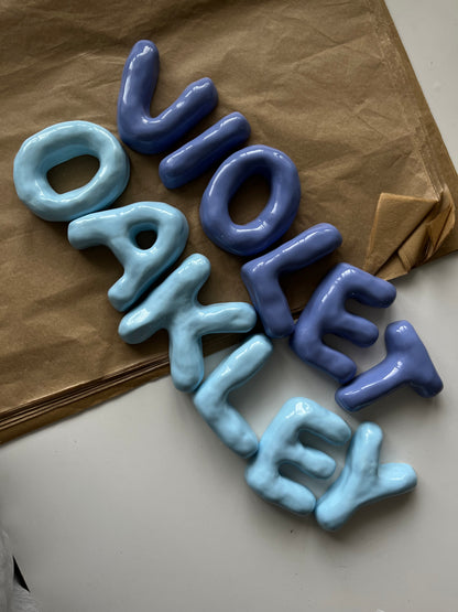 pre-order - Alphabet Ceramic Letters