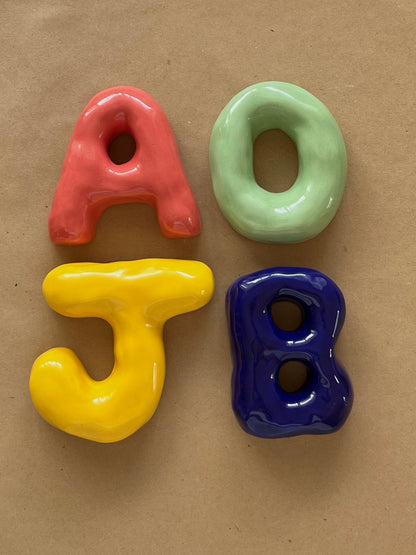 pre-order - Alphabet Ceramic Letters