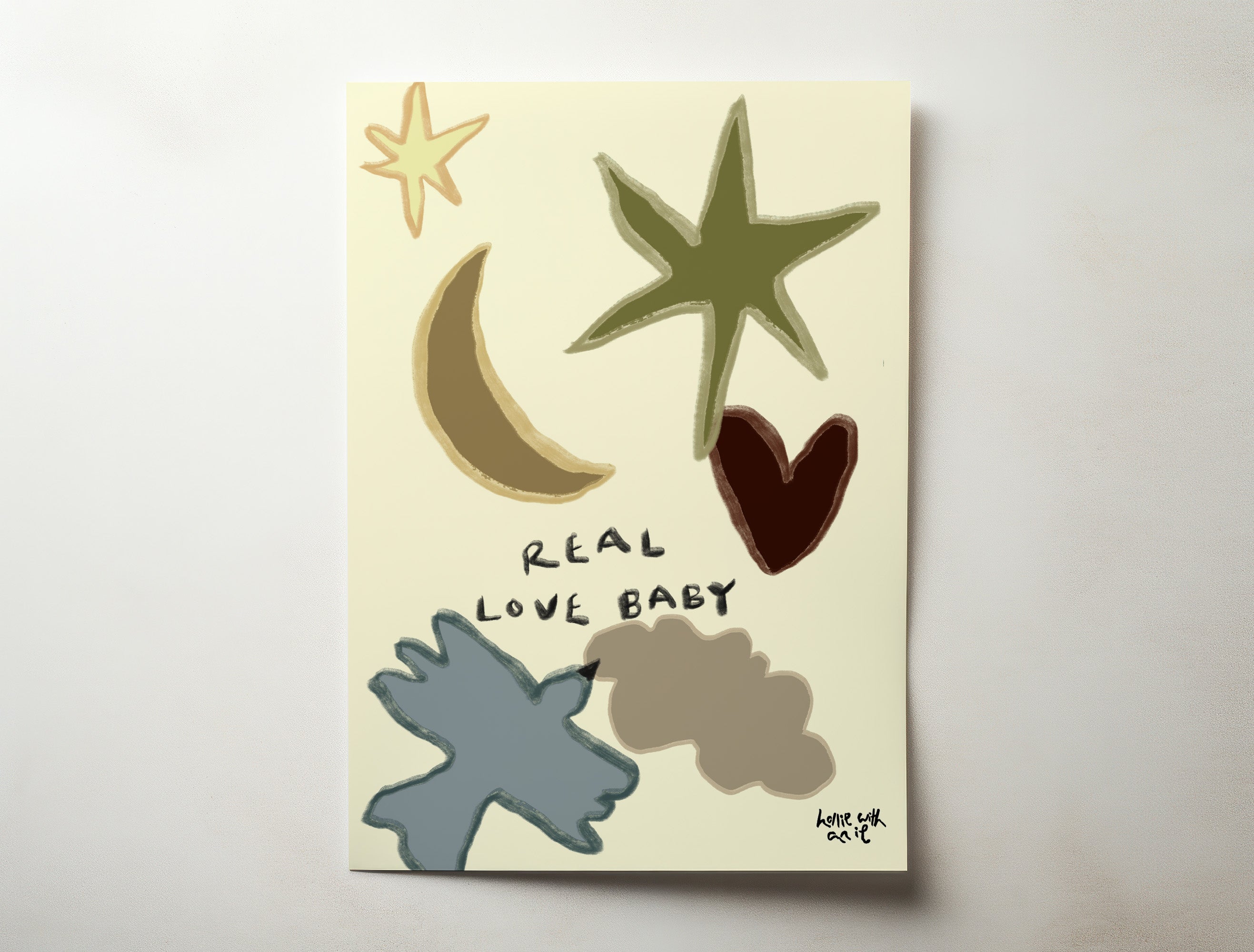 'real love baby' print