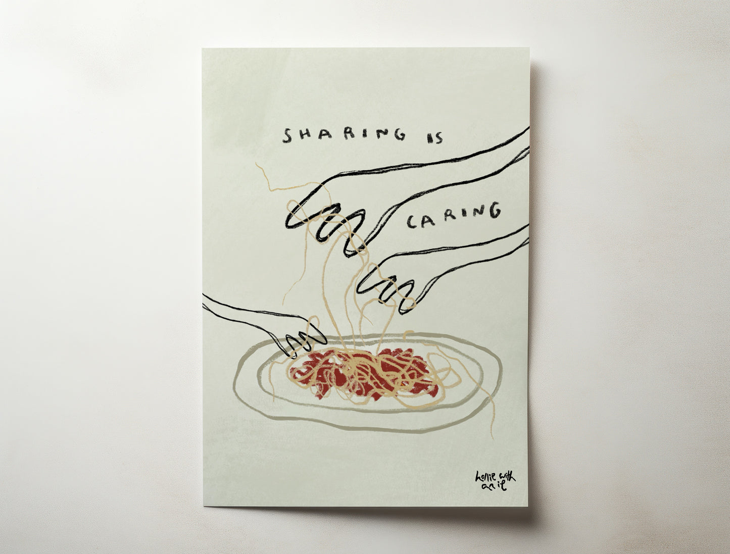 'sharing is caring'