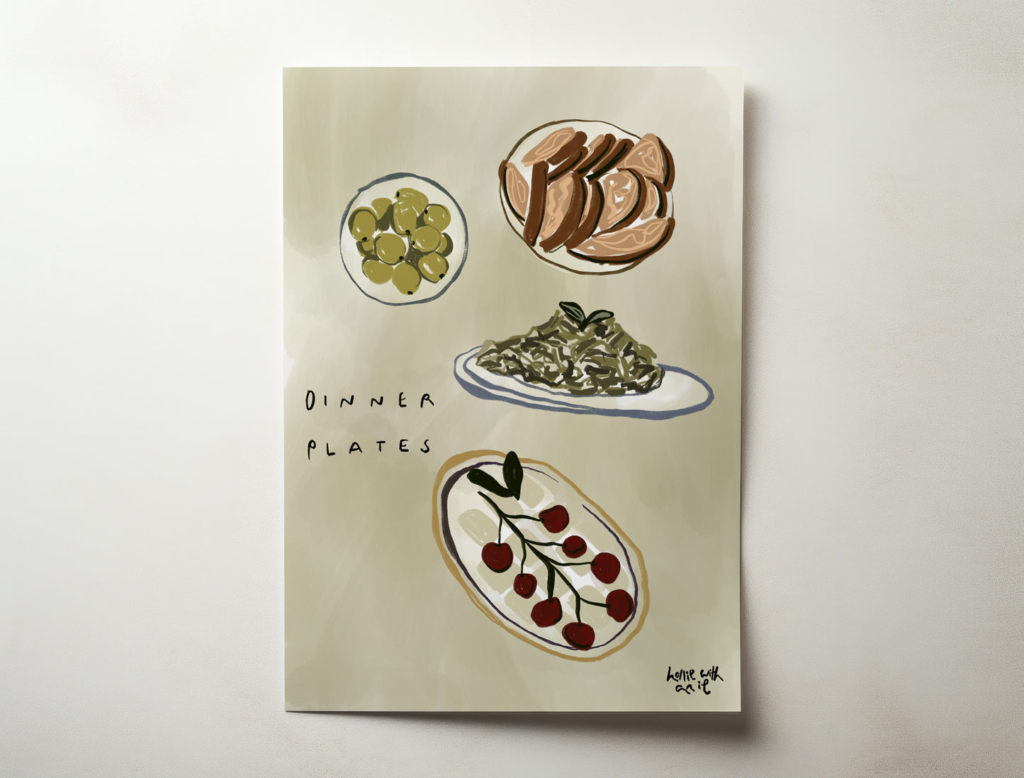 'dinner plates'