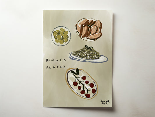 'dinner plates'